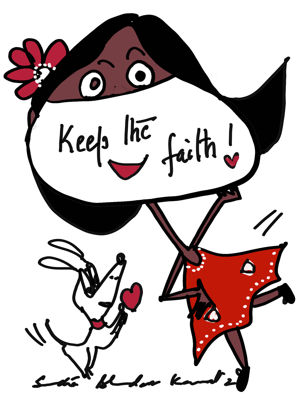 ［信じ続けよう！］ / Keep the Faith!