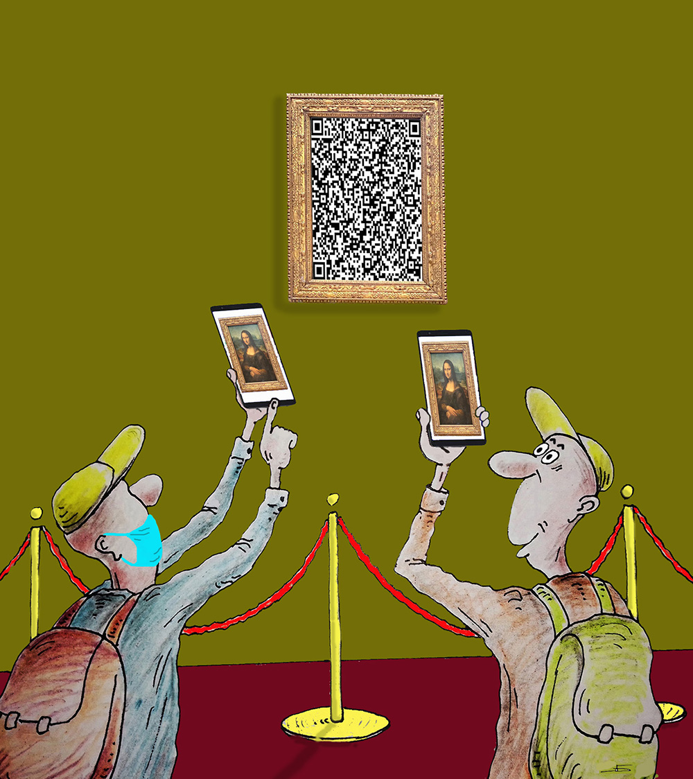 In Louvre-Pandemia