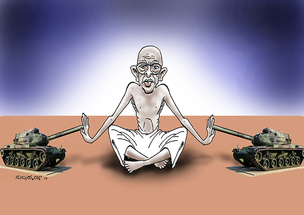 Gandhi & War