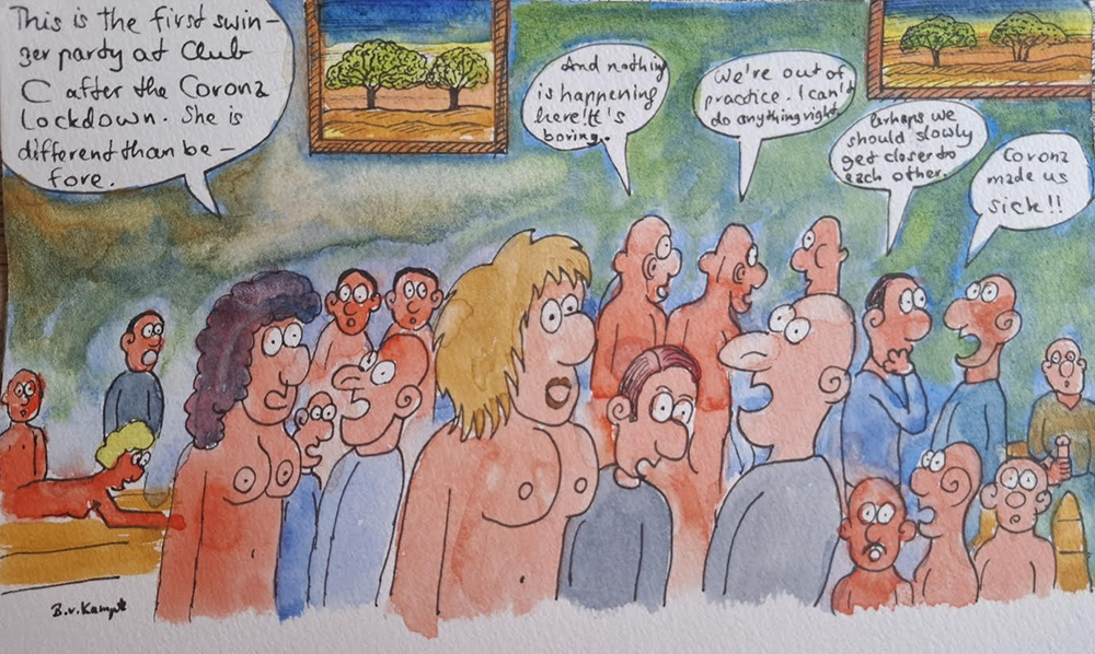 The First Swinger Party at Club C after the Corona Lockdown