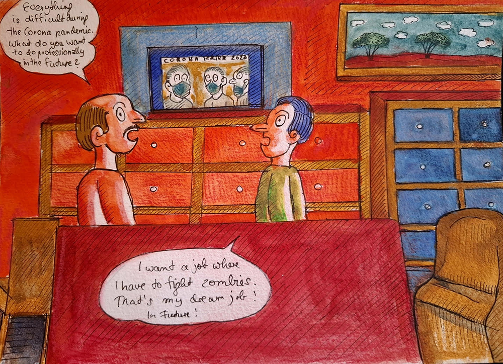 I Want a Job Where I Have to Fight with Zombies